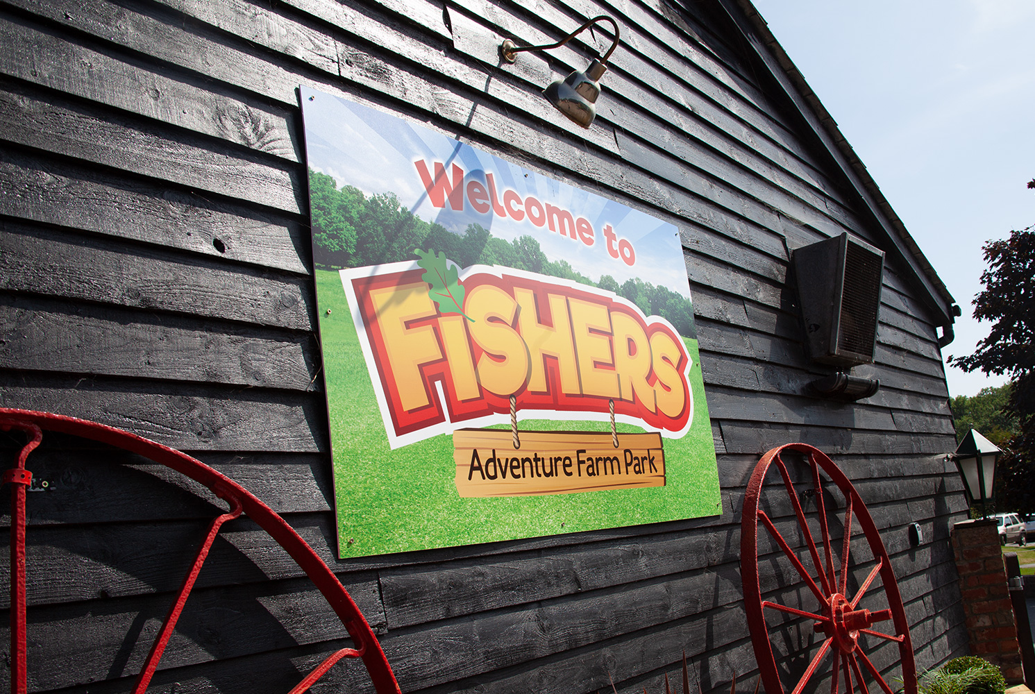fishers barn sign