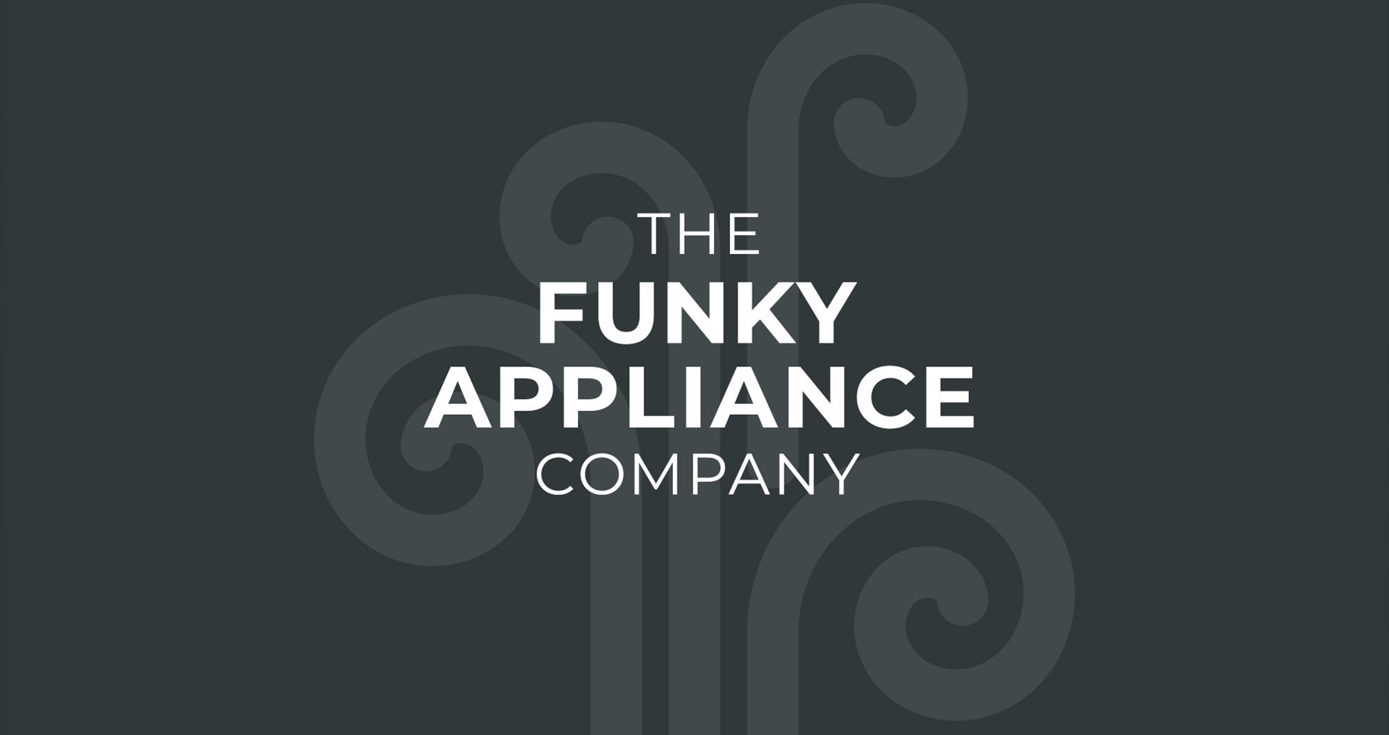 Funky appliance company logo
